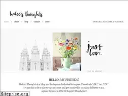Sites similar to haleesthoughts.weebly.com