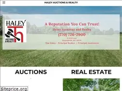 Sites similar to haleyauctionsandrealty.com