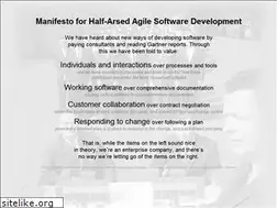 Sites similar to halfarsedagilemanifesto.org