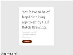 Sites similar to halfbatchbrewing.com