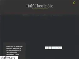 Sites similar to halfclassicsix.com