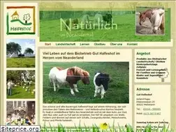 Sites similar to halfeshof.de