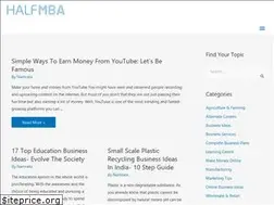 Sites similar to halfmba.com