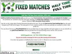 Sites similar to halftime-fulltime-fixed-matches.com