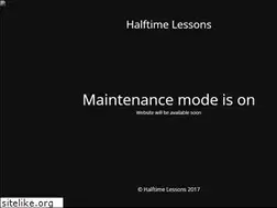 Sites similar to halftimelessons.com