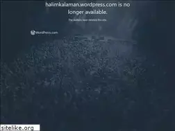 Sites similar to halimkalaman.wordpress.com