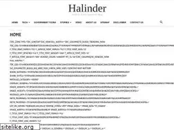Sites similar to halinder.com
