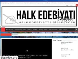 Sites similar to halkedebiyatidergisi.com