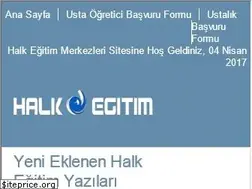 Sites similar to halkegitimkurs.com