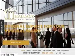 Sites similar to hallacklaw.com