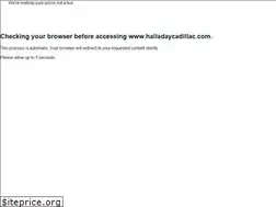 Sites similar to halladaycadillac.com