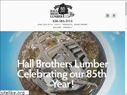 Sites similar to hallbroslumber.com