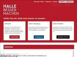 Sites similar to hallebessermachen.de
