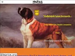 Sites similar to hallelujahstbernards.com