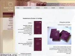 Sites similar to hallescher-verlag.de