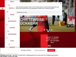 Sites similar to hallescherfc.de