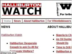 Sites similar to halliburtonwatch.org