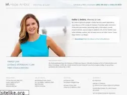 Sites similar to hallieambrizlaw.com