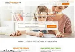 Sites similar to hallobabysitter.de