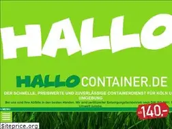 Sites similar to hallocontainer.de
