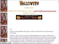 Sites similar to halloweensunseen.com