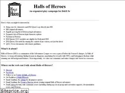 Sites similar to hallsofheroes.com