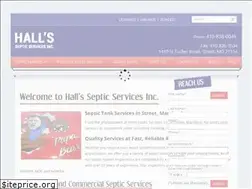 Sites similar to hallssepticservice.com