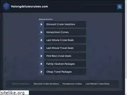 Sites similar to halongdeluxecruises.com