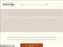 Sites similar to halpernprogramnotes.com