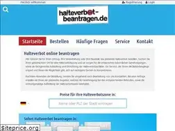 Sites similar to halteverbot-beantragen.de