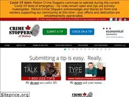 Sites similar to haltoncrimestoppers.ca