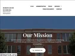 Sites similar to hamburgboro.com