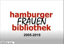 Sites similar to hamburger-frauenbibliothek.de