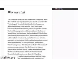 Sites similar to hamburger-wingolf.de