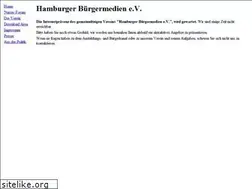 Sites similar to hamburgerbuergermedien.de