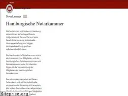 Sites similar to hamburgische-notarkammer.de