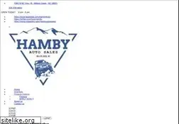 Sites similar to hambyauto.com