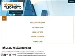 Sites similar to hameenkesayliopisto.fi