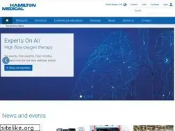 Sites similar to hamilton-medical.com