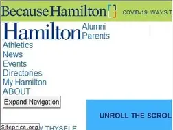 Sites similar to hamilton.edu