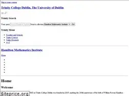 Sites similar to hamilton.tcd.ie