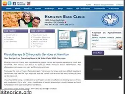 Sites similar to hamiltonbackclinic.com