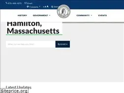 Sites similar to hamiltonma.gov