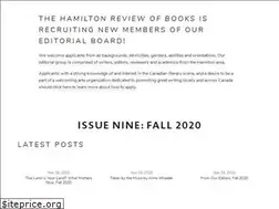 Sites similar to hamiltonreviewofbooks.com