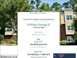 Sites similar to hamiltonridgeapt.com
