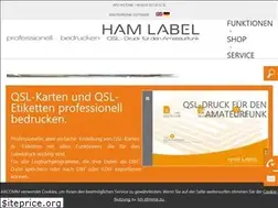 Sites similar to hamlabel.de