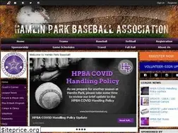 Sites similar to hamlinparkbaseball.org
