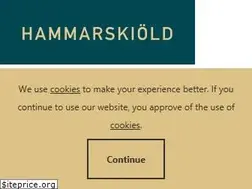 Sites similar to hammarskiold.se