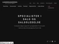Sites similar to hammerandersen.com