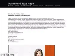 Sites similar to hammondjazznight.de
